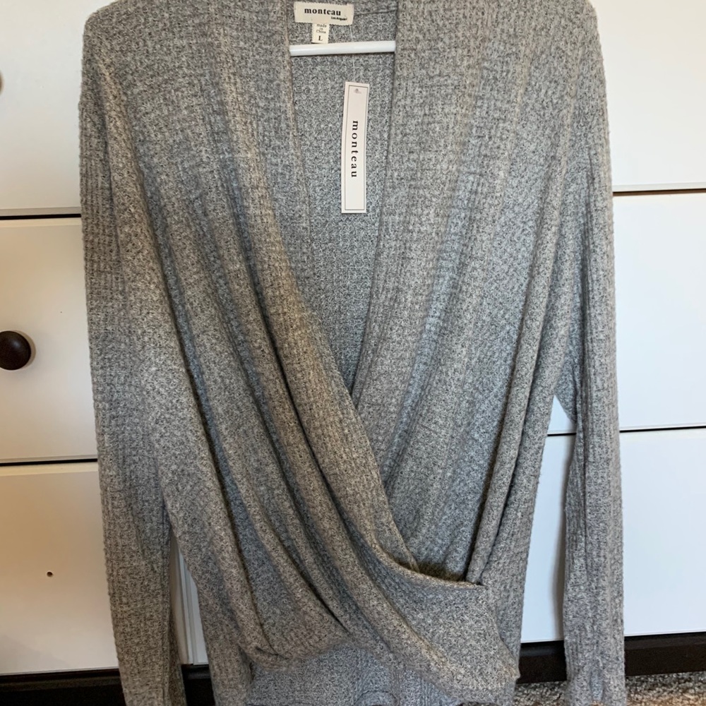 Monteau wrap sweater